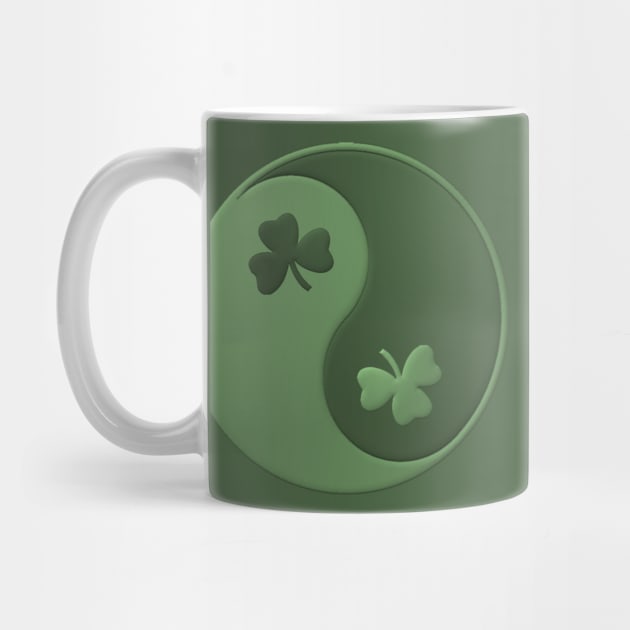 Yin Yang Shamrocks by HolidayBug